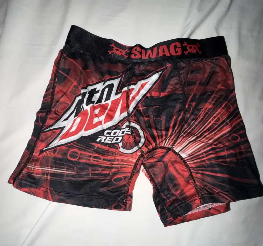 Mountain Dew Code Red Swag Boxer Briefs